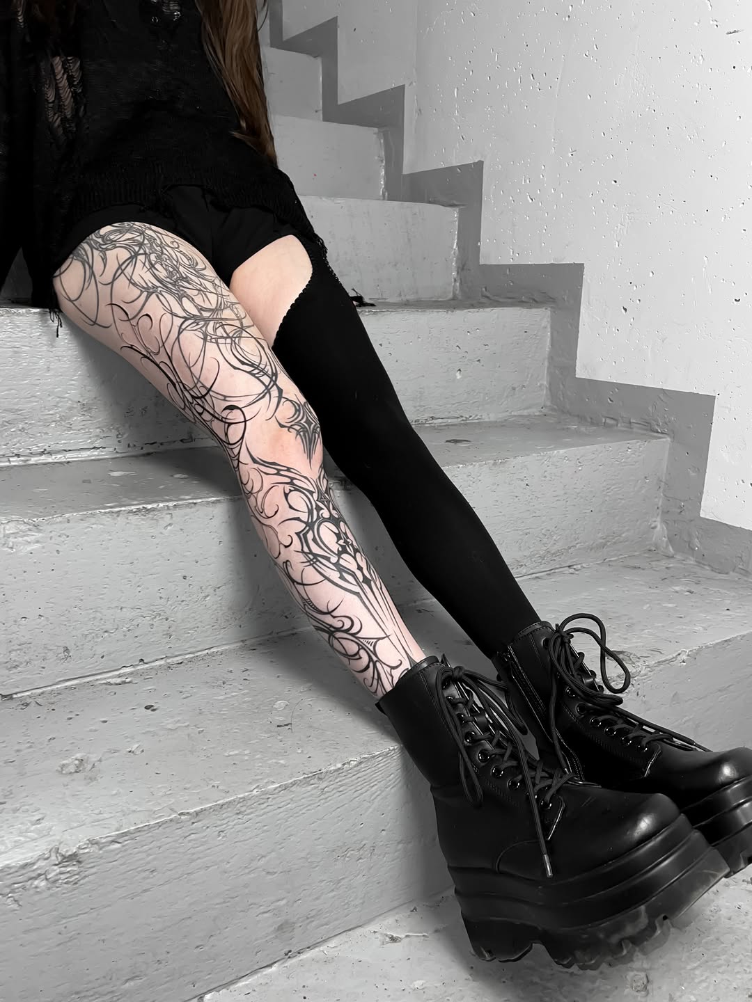 Tattoo by @kalambur.tattoo — blackwork, ornamental