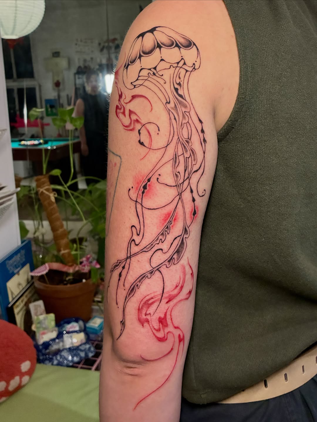 Tattoo by @growthriing โ fine_line, watercolor