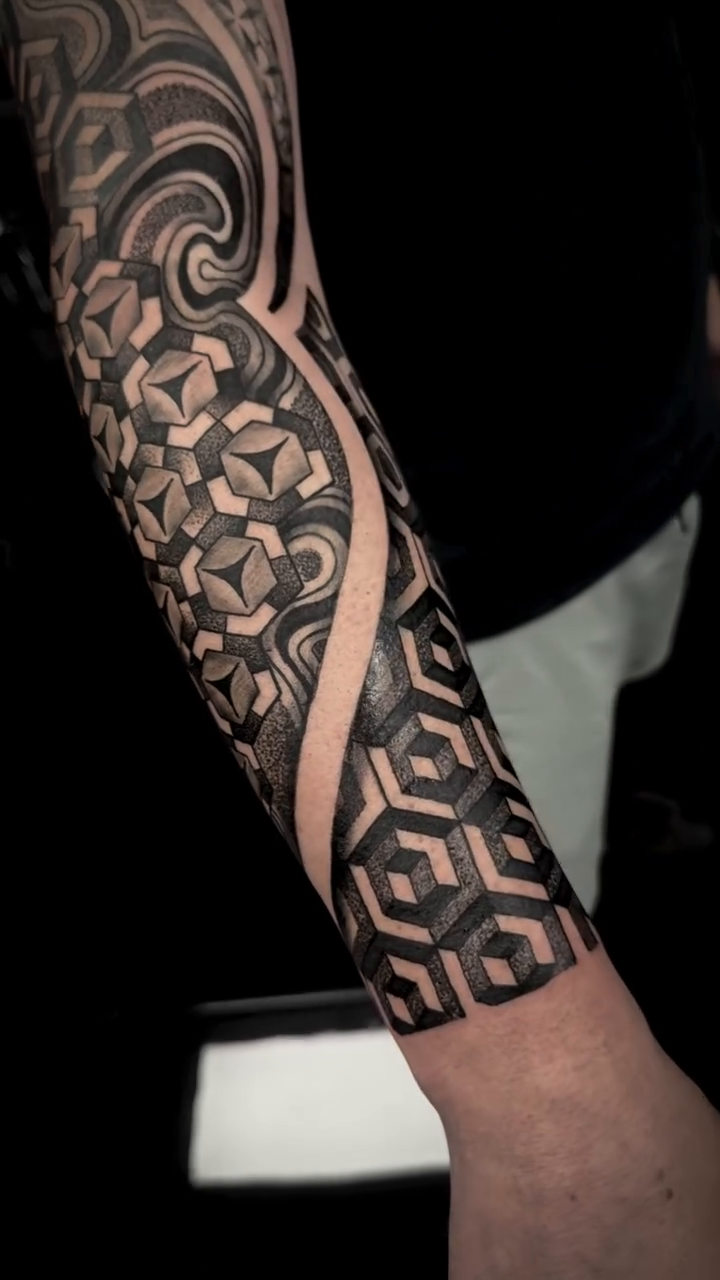 Tattoo by @julianotattoo β geometric, blackwork