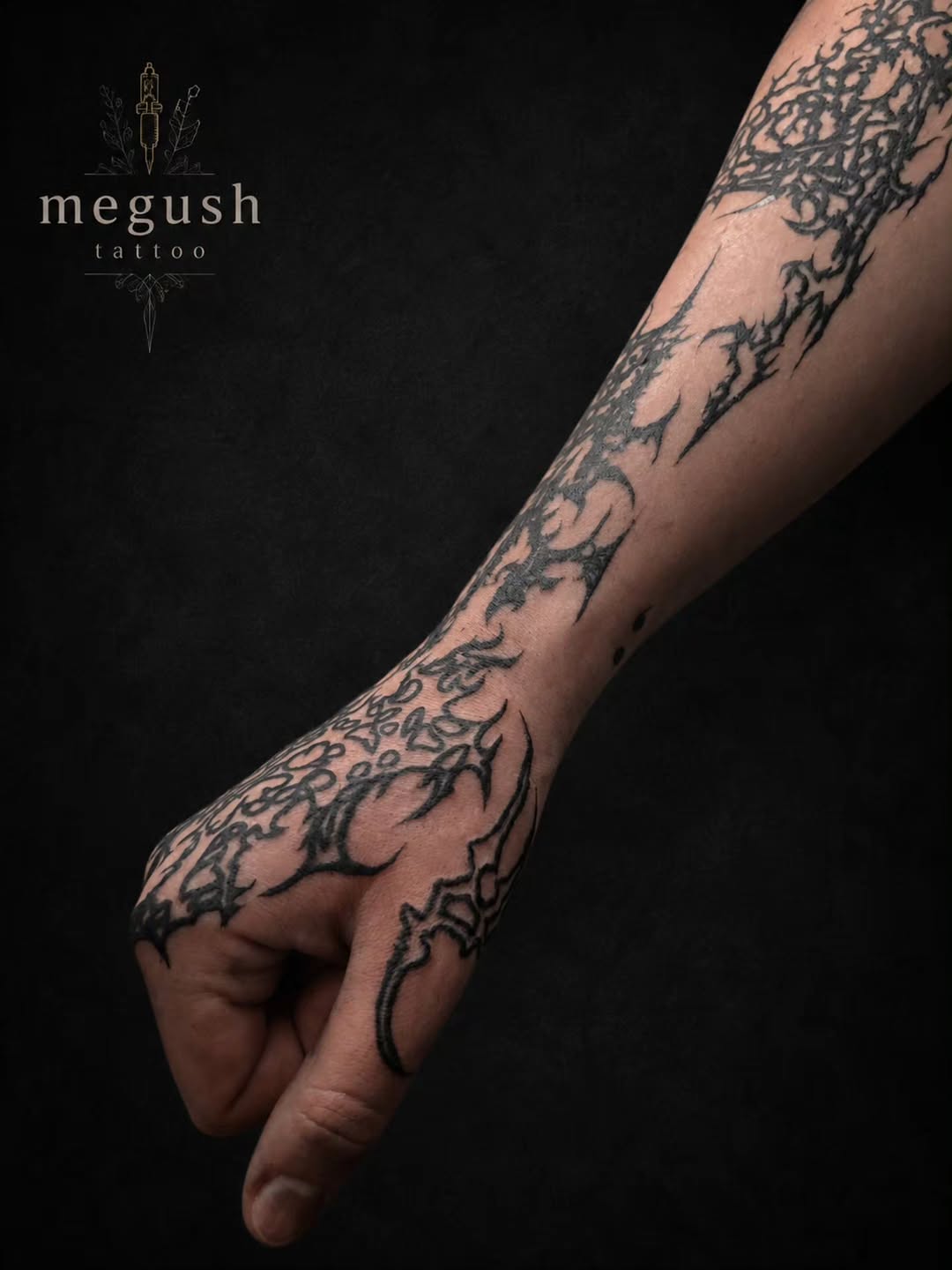 Tattoo by @megushtattoo — tribal