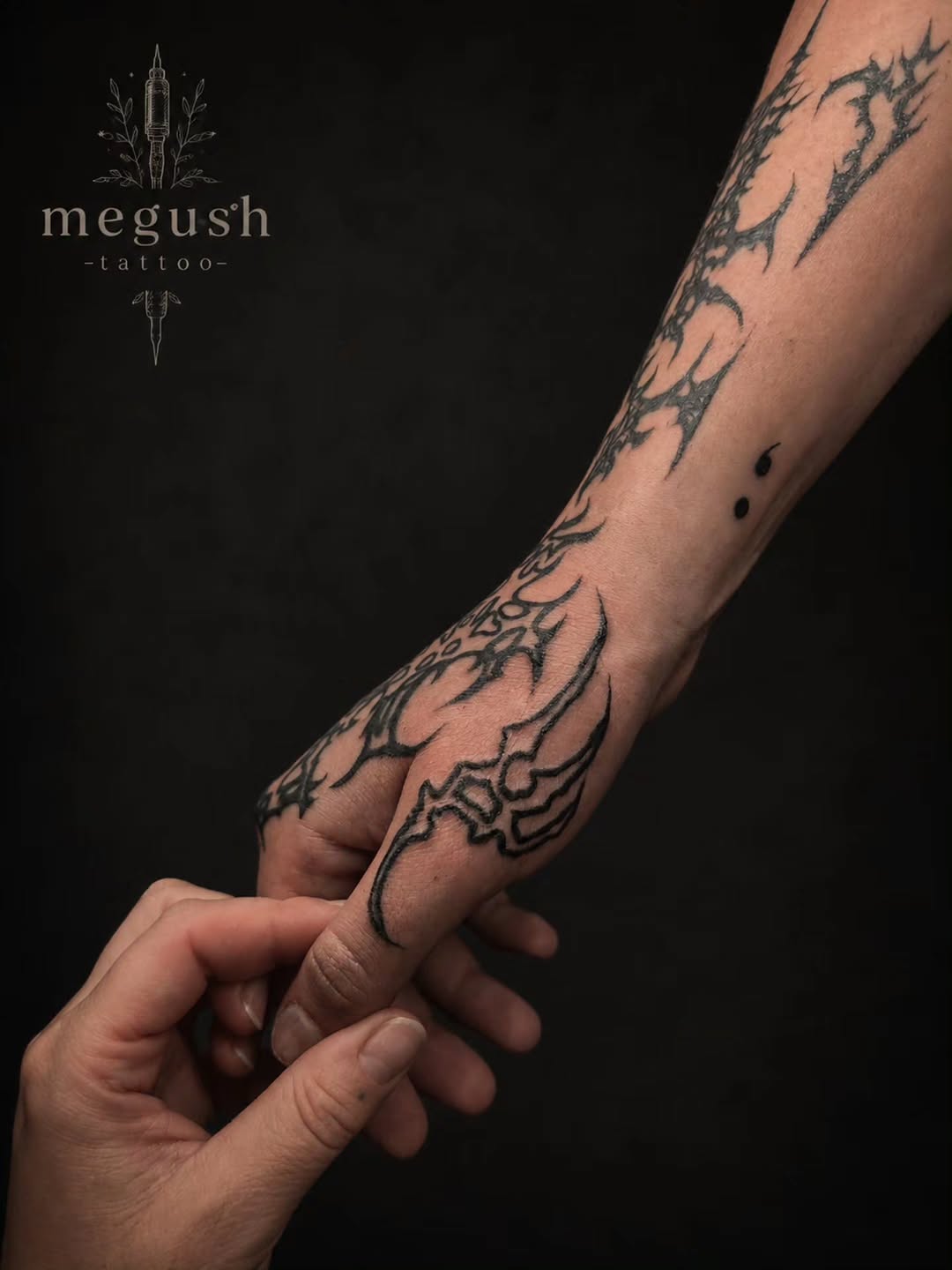 Tattoo by @megushtattoo — tribal