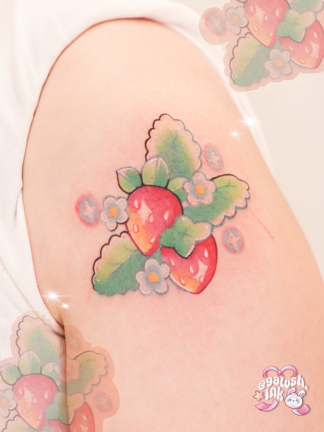 Tattoo by @galush.ink โ watercolor, illustrative