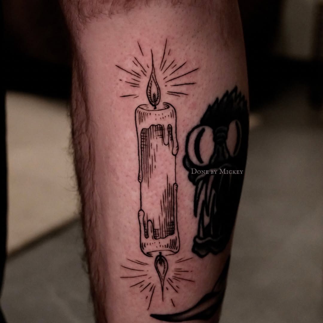 Tattoo by @noirbymickey — illustrative, black_and_grey