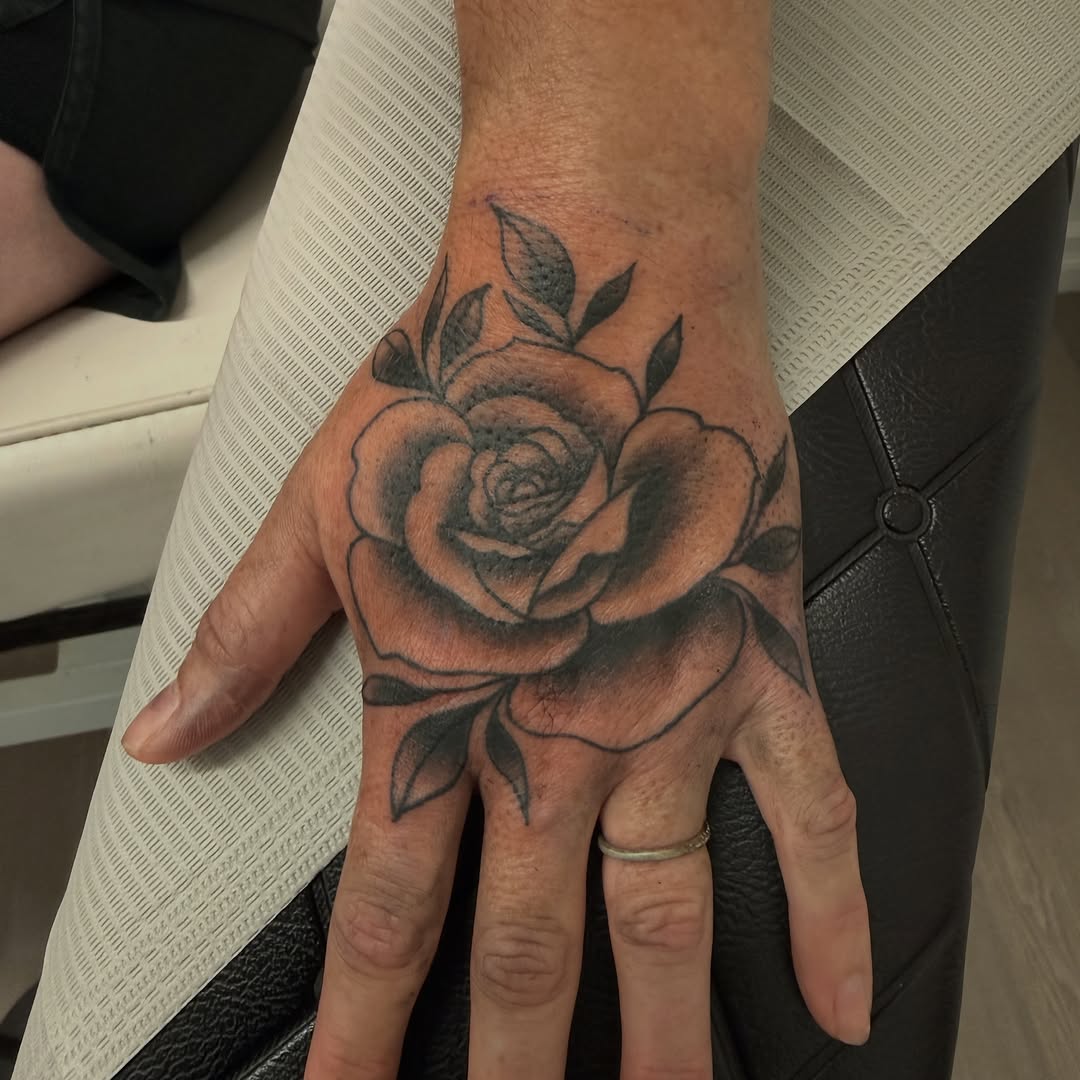 Tattoo by @mylenemassacre — black_and_grey, realism