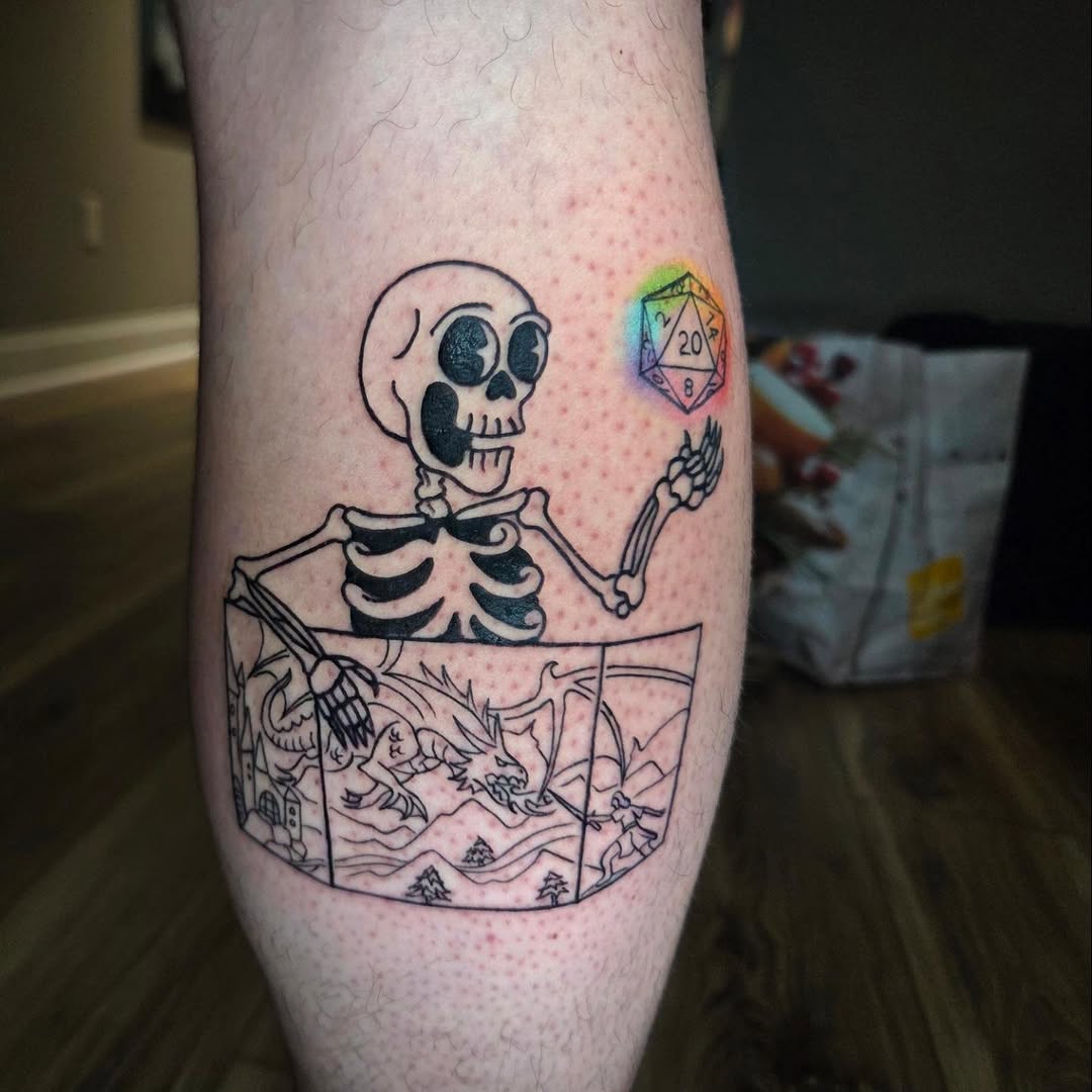 Tattoo by @_thetattgoblin_ — ignorant, blackwork