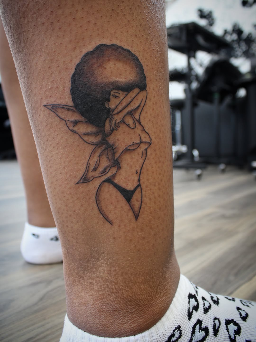 Tattoo by @shadowsteptattoo — fine_line, black_and_grey