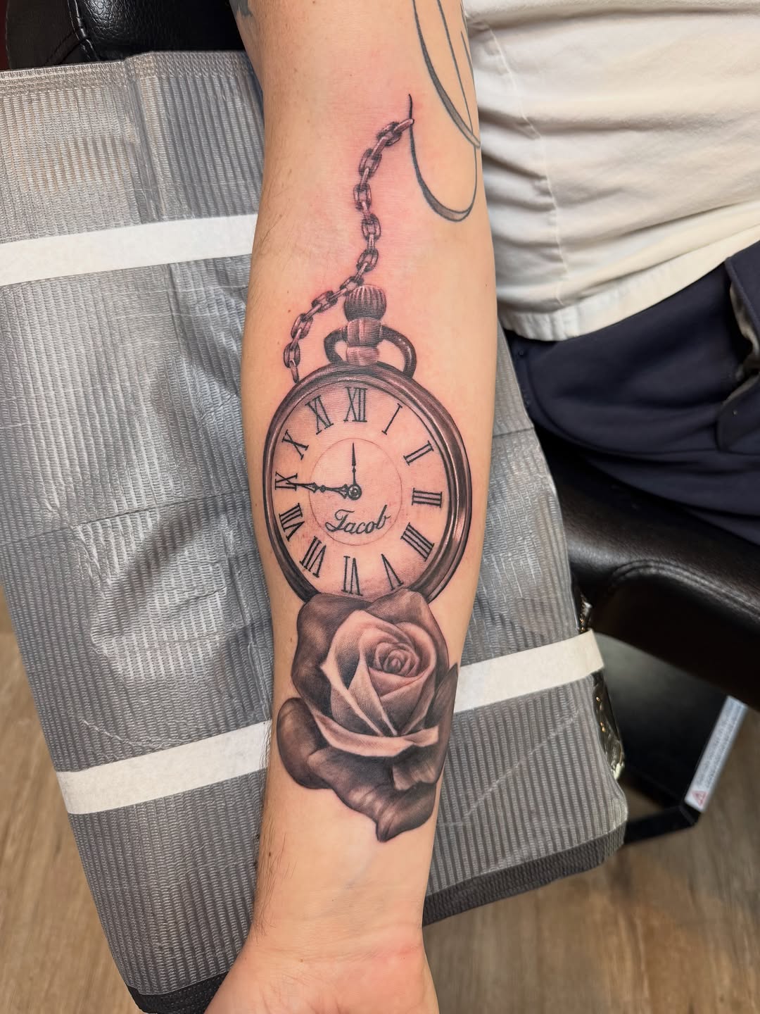Tattoo by @tattoosbyfe — realism, black_and_grey