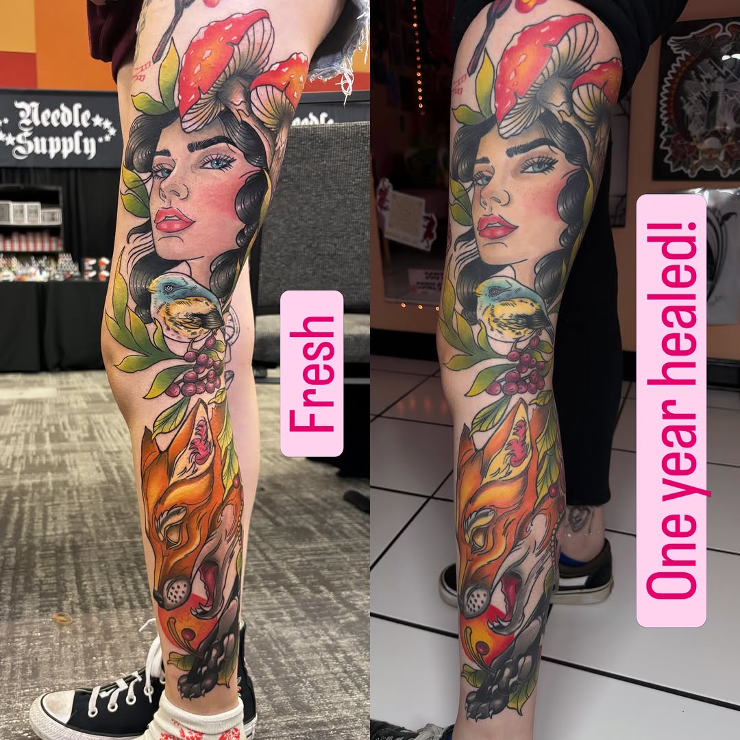 Tattoo by @crystal_rose_art_ β neo_traditional, realism