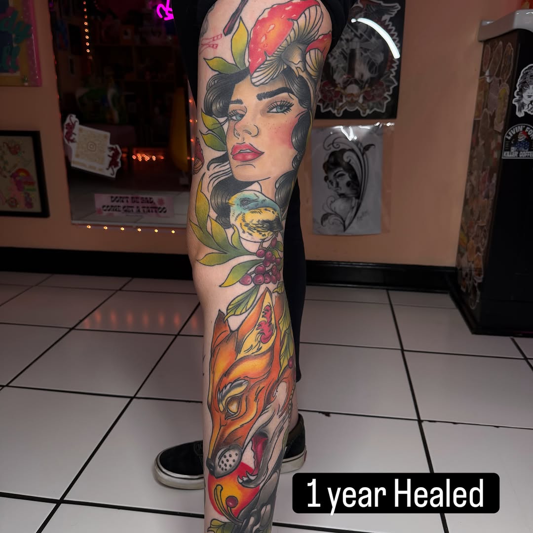 Tattoo by @crystal_rose_art_ β neo_traditional, realism