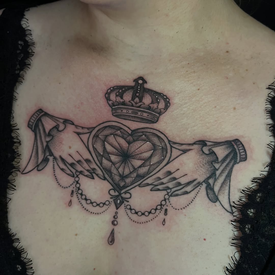 Tattoo by @autumnzilla — black_and_grey, ornamental