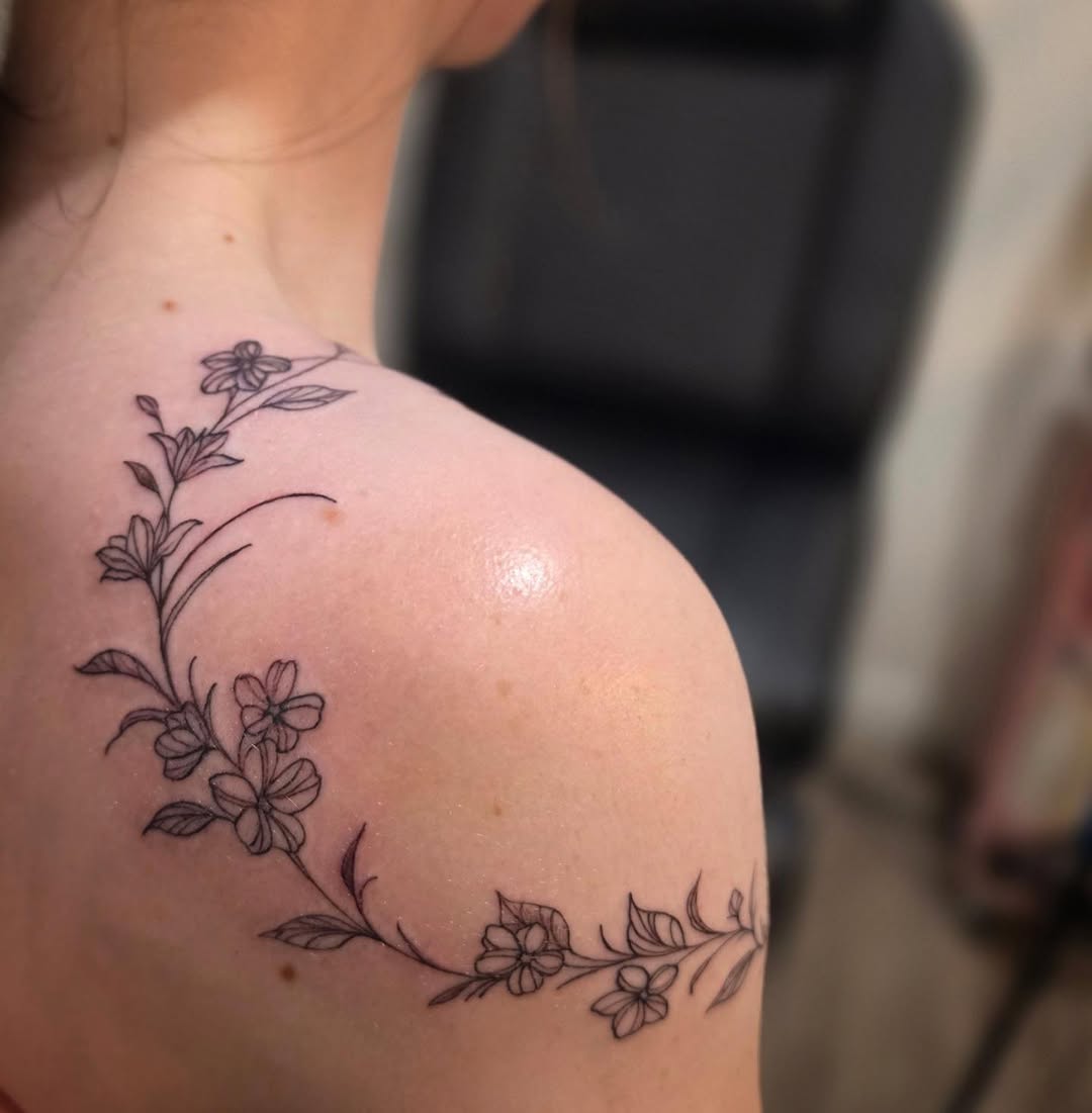 Tattoo by @ivy_inks — fine_line