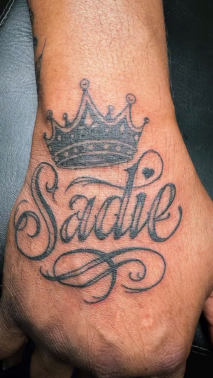 Tattoo by @colinmohamed โ lettering_script, fine_line