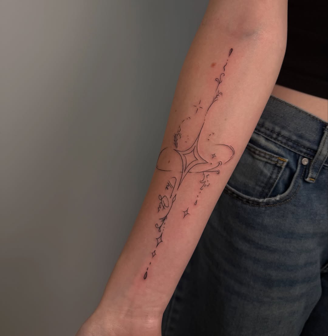 Tattoo by @islestattoos — fine_line, lettering_script