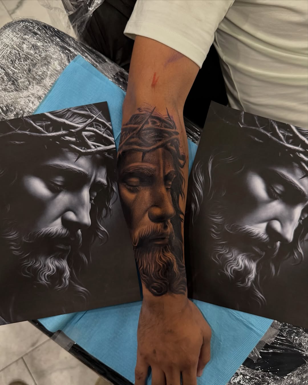Tattoo by @inkedby.jf โ realism, black_and_grey