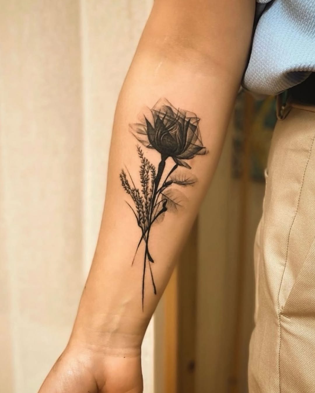 Tattoo by @tattooer_nick β black_and_grey, fine_line