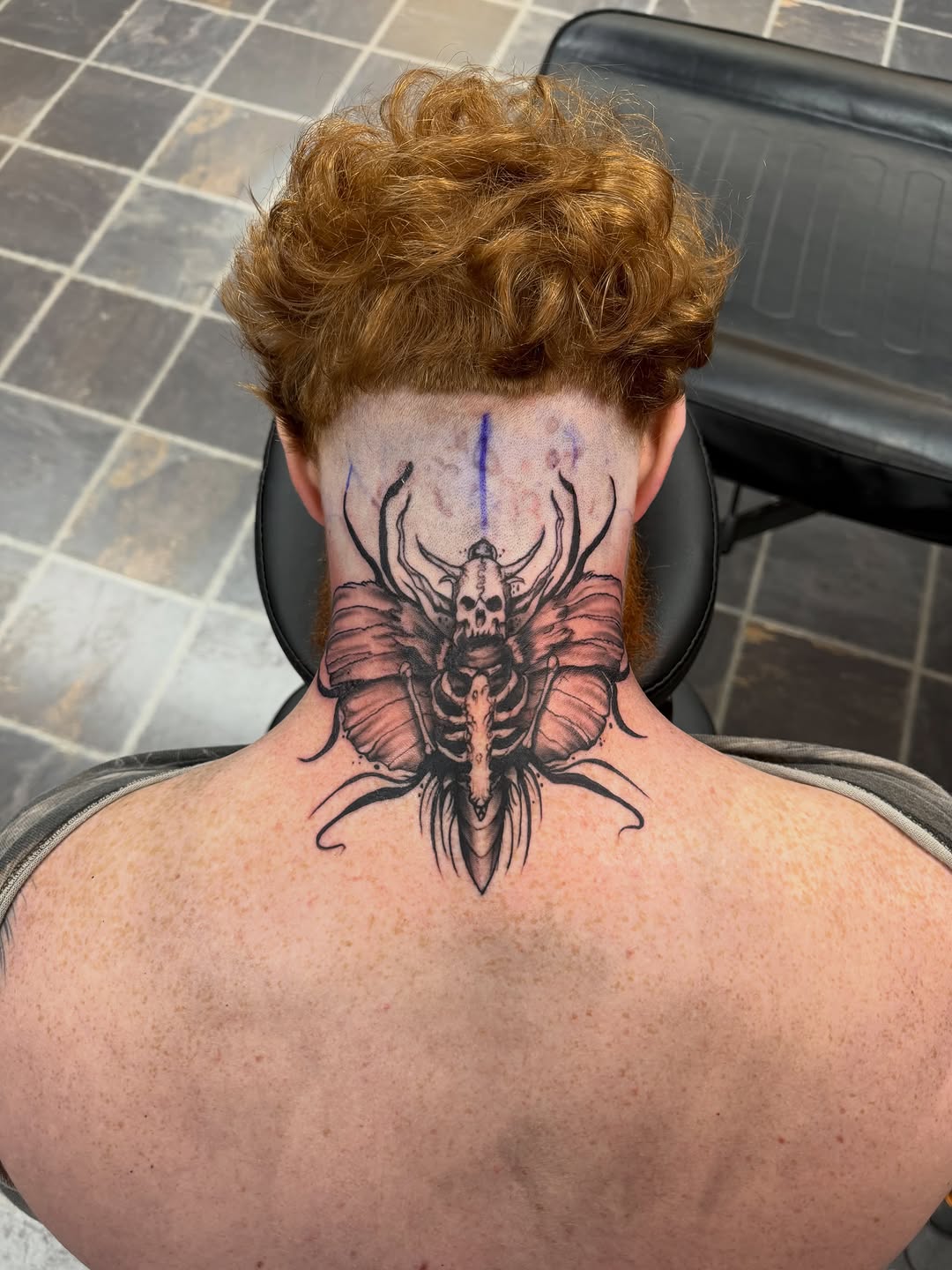 Tattoo by @joe_antonio_tattoos — black_and_grey, dark_realism