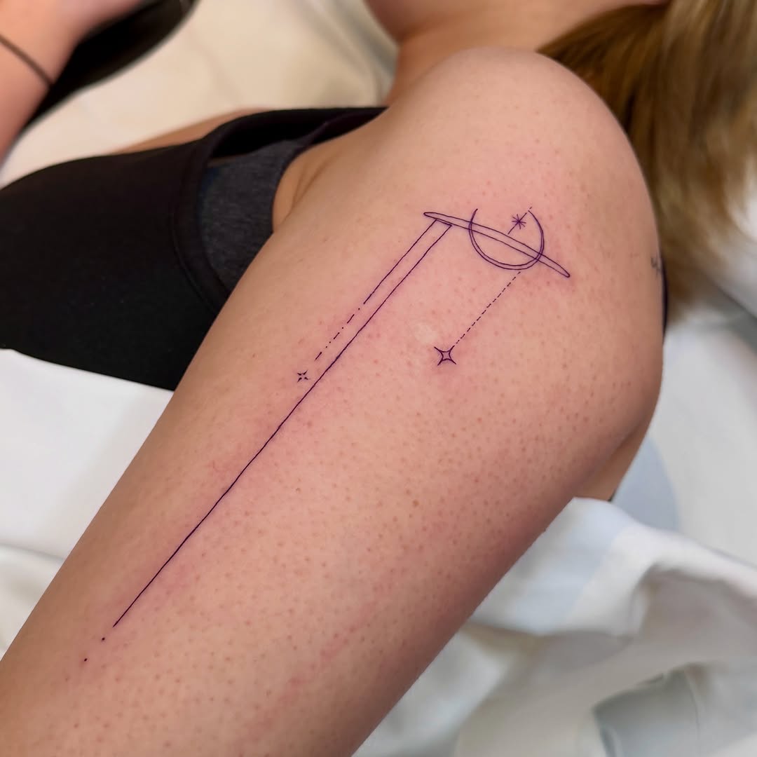 Tattoo by @lulu.ttttttt — fine_line, minimalist