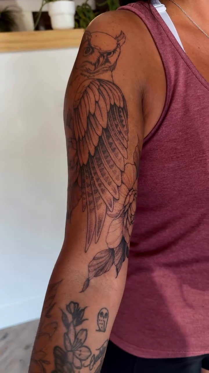 Tattoo by @randatattoos — black_and_grey, realism