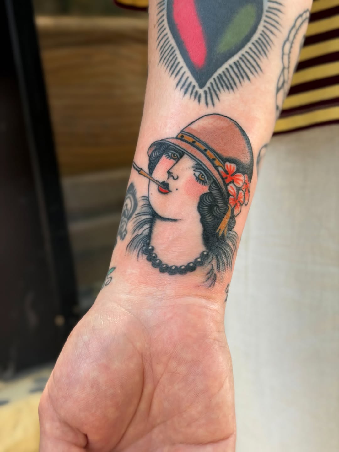 Tattoo by @natecreeper — american_traditional, neo_traditional
