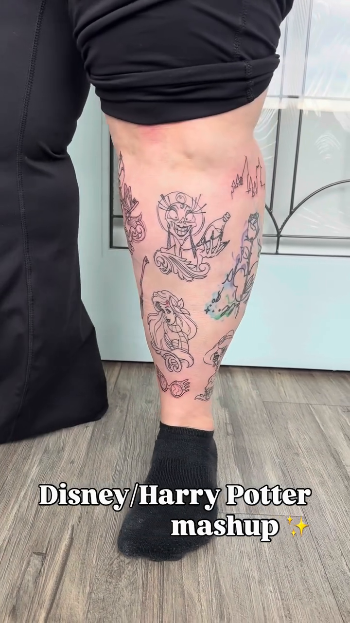 Tattoo by @disnerdtattoo — anime, illustrative