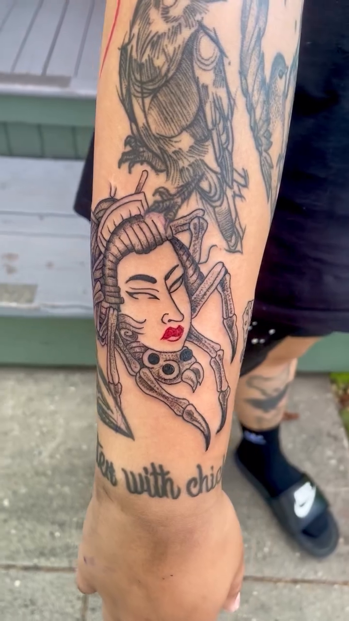 Tattoo by @colinbryanttattoo — neo_traditional, black_and_grey