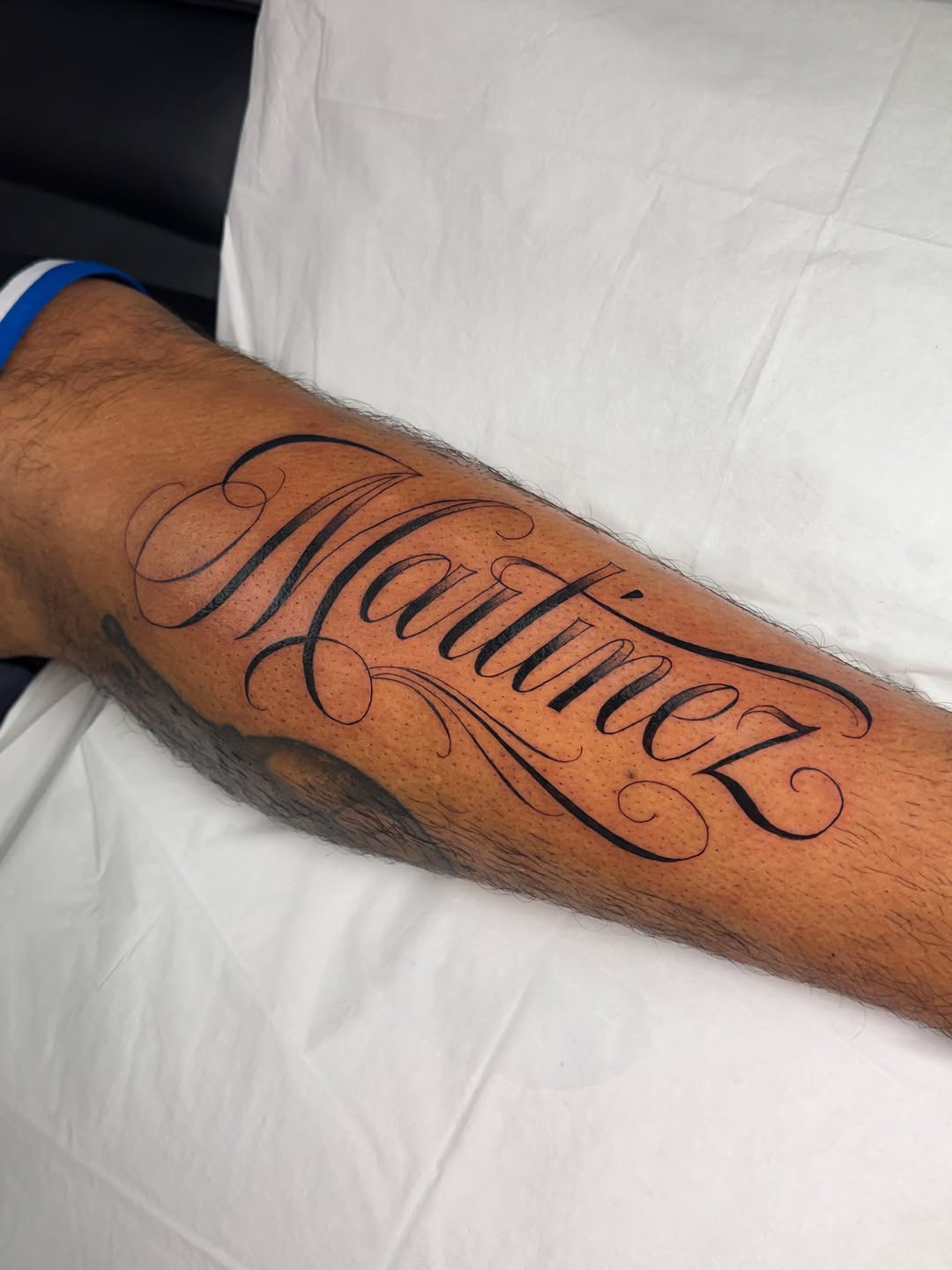 Tattoo by @fineline_lau — lettering_script, fine_line