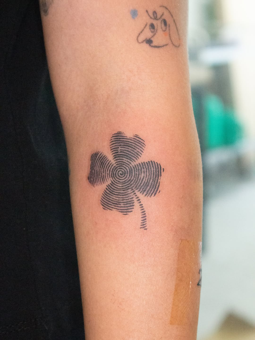 Tattoo by @11j.tatt — fine_line, black_and_grey