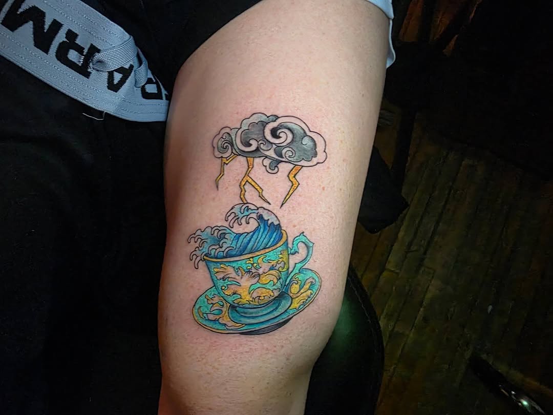 Tattoo by @bearthedemo — new_school