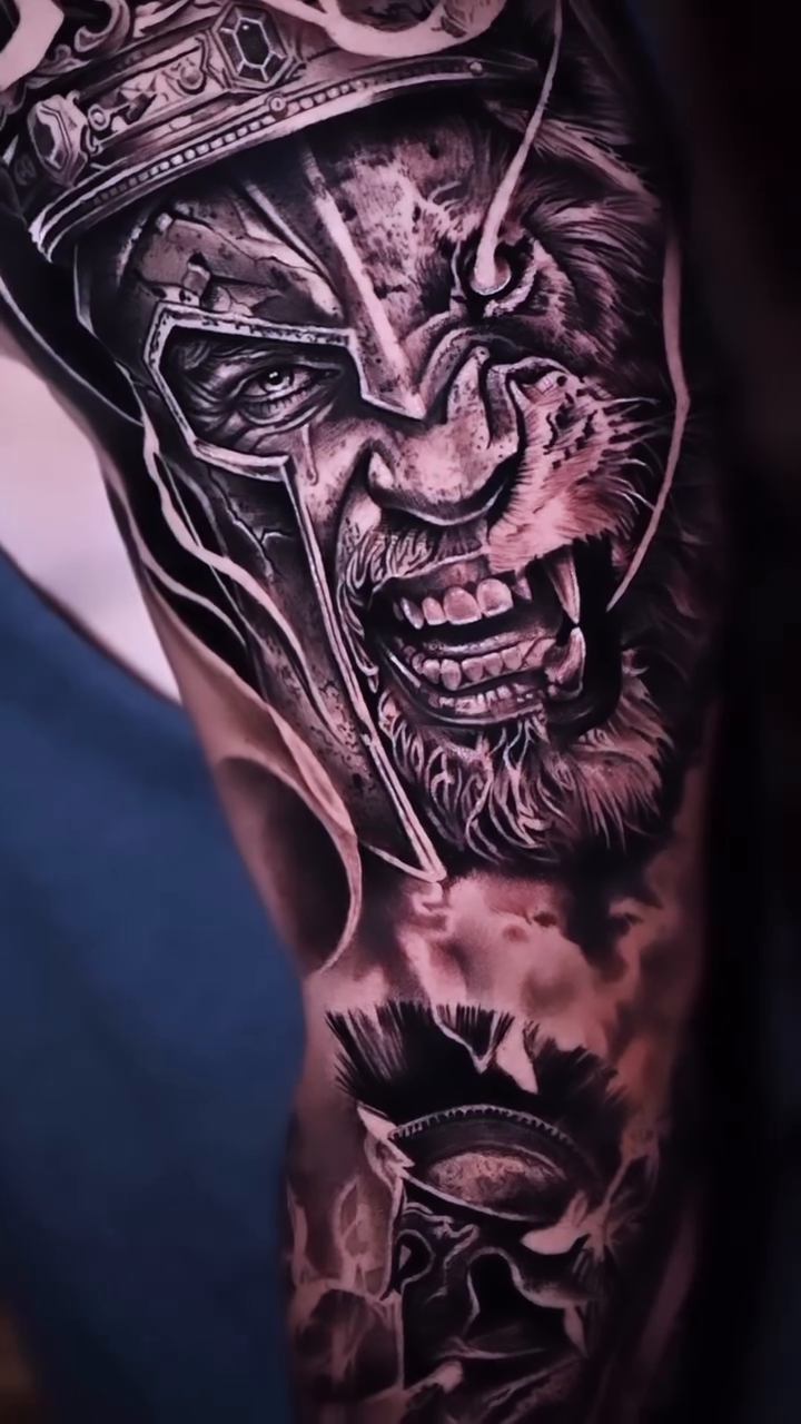 Tattoo by @sue_monsta — realism, black_and_grey