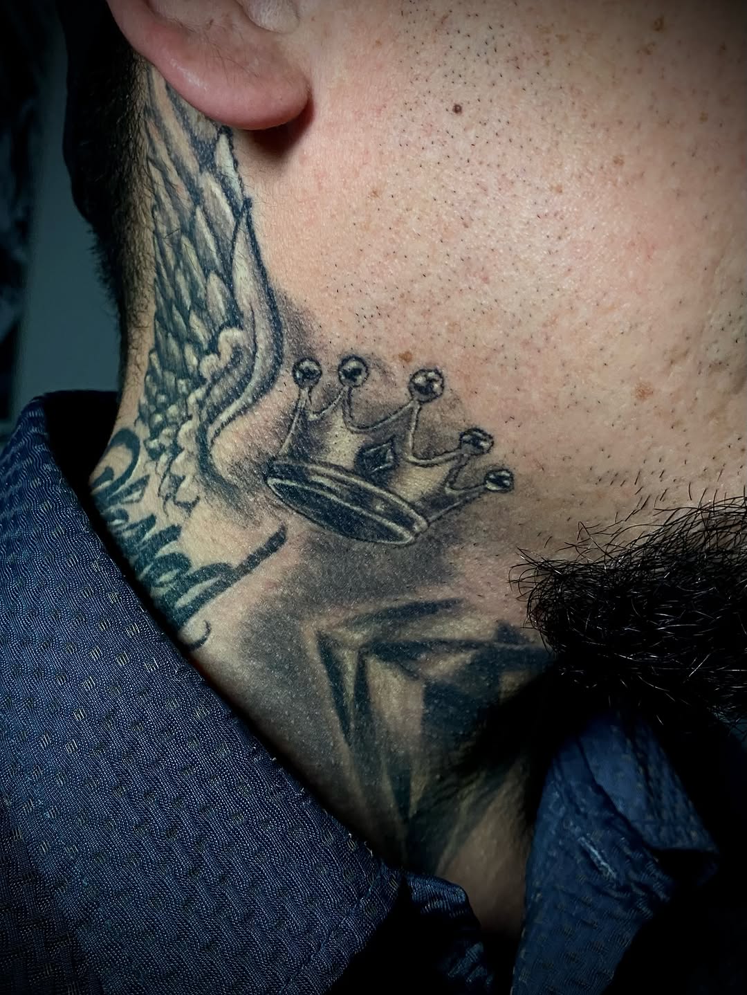 Tattoo by @aifos_arts94 — black_and_grey, realism