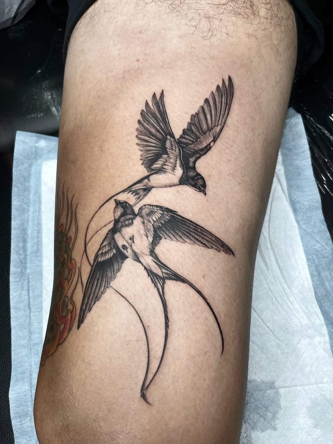 Tattoo by @russellefandialan โ fine_line, black_and_grey
