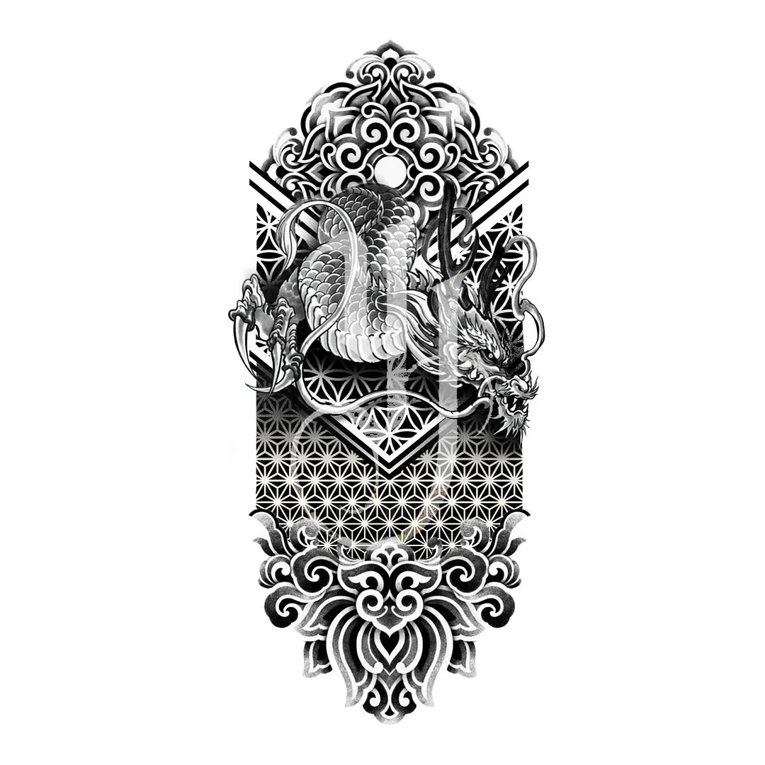 Tattoo by @yj._tattoo — japanese_irezumi, black_and_grey