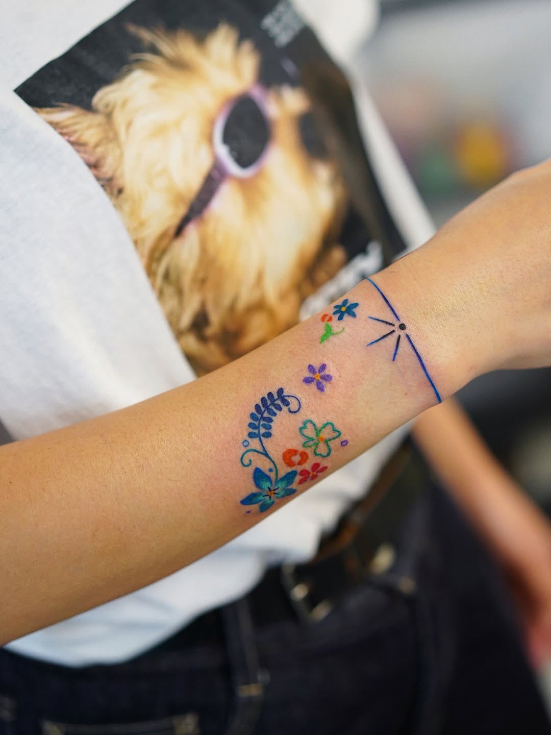 Tattoo by @keemee.keemee — fine_line, watercolor