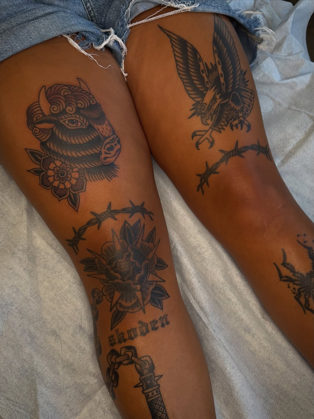 Tattoo by @zimovan β american_traditional, black_and_grey