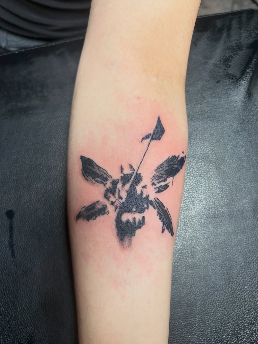 Tattoo by @copperheadtattooer — blackwork, trash_polka