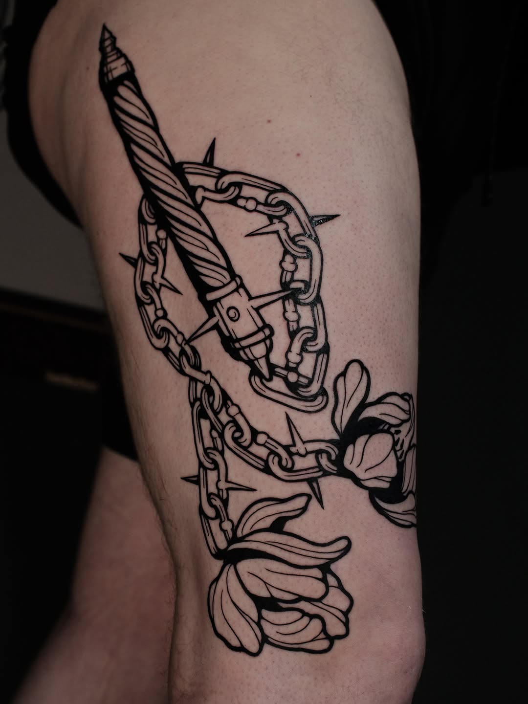Tattoo by @staydoomed โ blackwork, ornamental