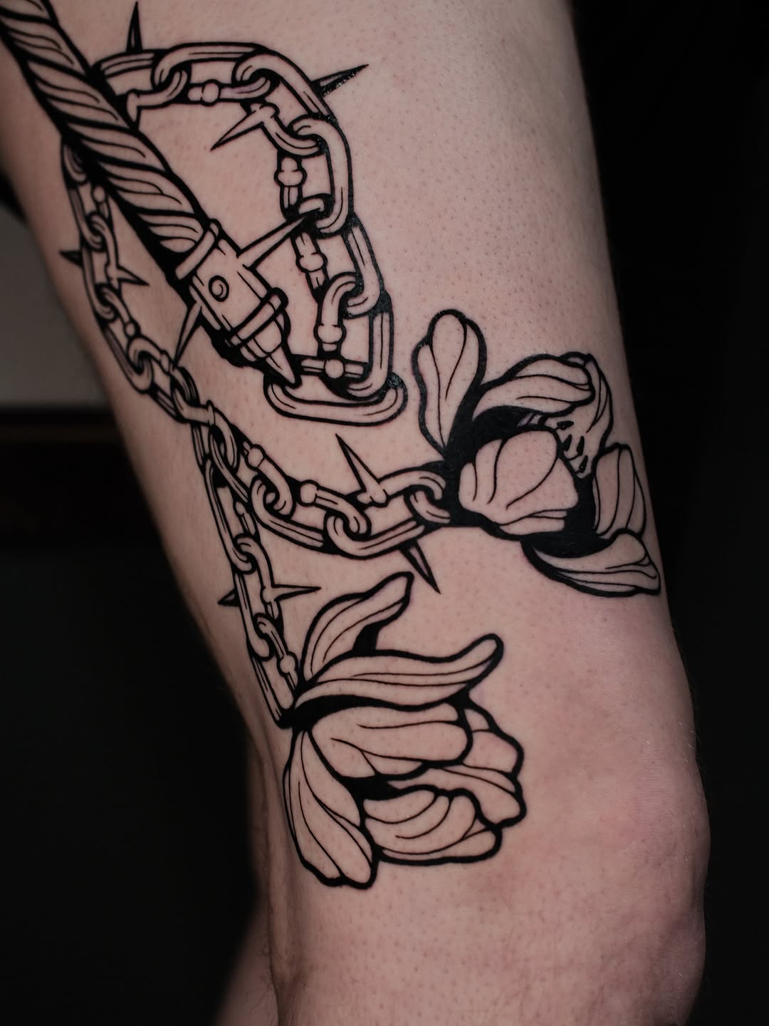 Tattoo by @staydoomed โ blackwork, illustrative