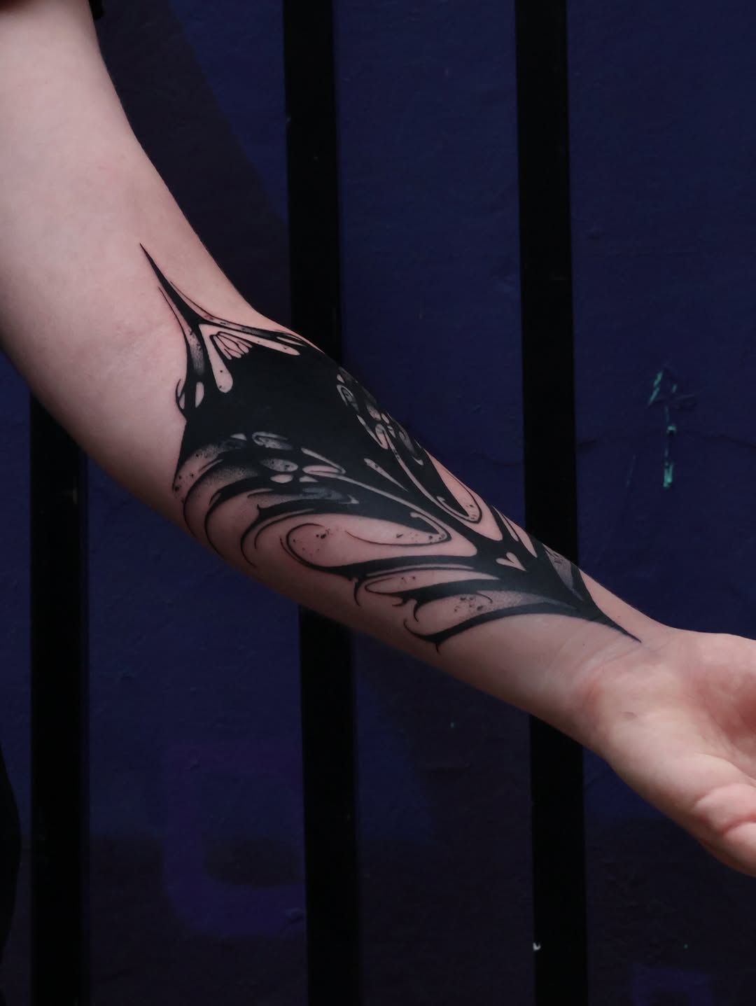 Tattoo by @moosongblack — blackwork, dotwork