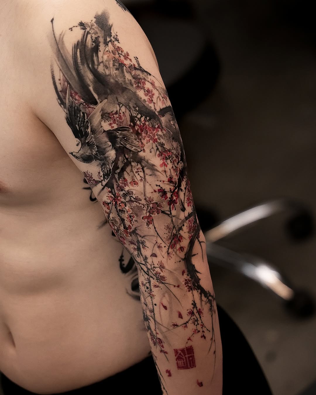 Tattoo by @ati.ful — japanese_irezumi, watercolor