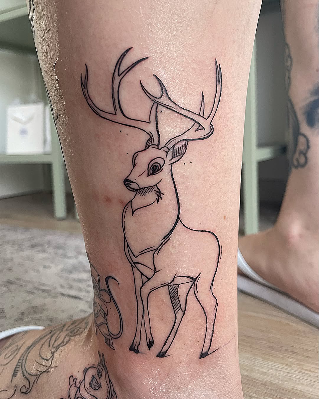 Tattoo by @mimz_studio — fine_line, sketch
