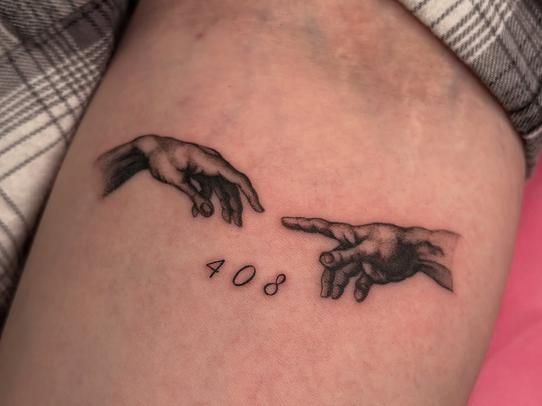 Tattoo by @silviieee — realism, black_and_grey