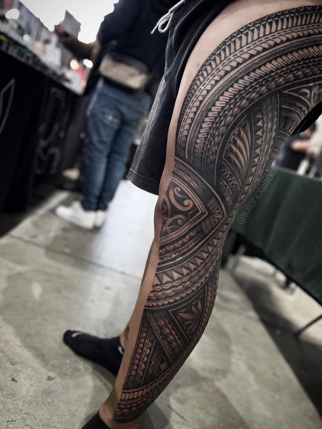 Tattoo by @julianotattoo β tribal, blackwork