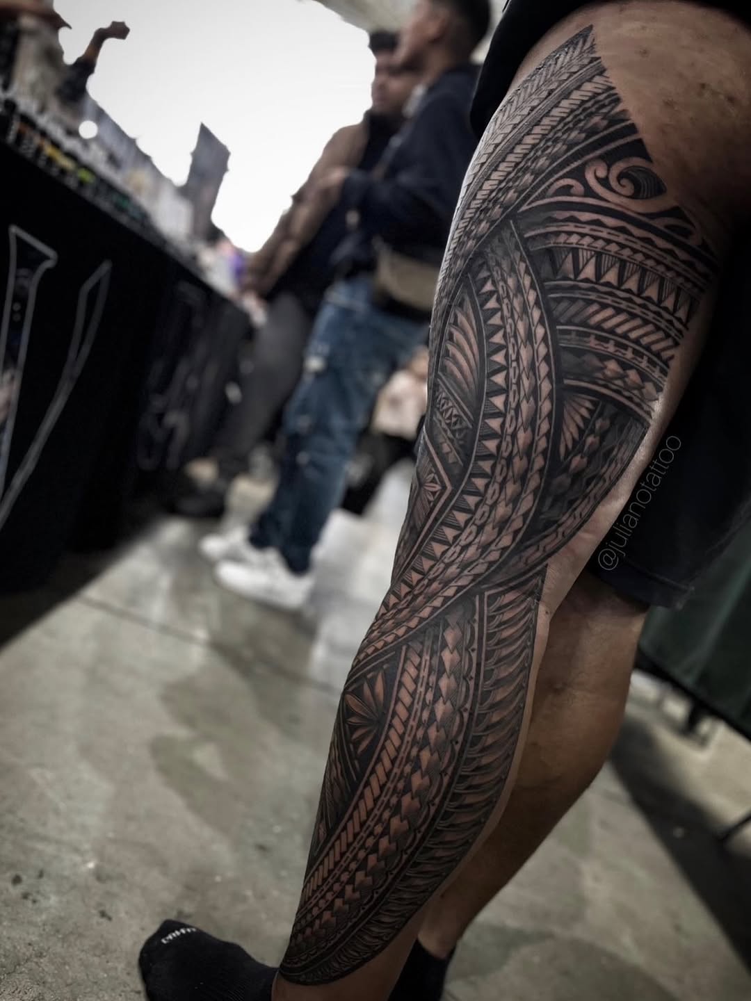 Tattoo by @julianotattoo β tribal, blackwork
