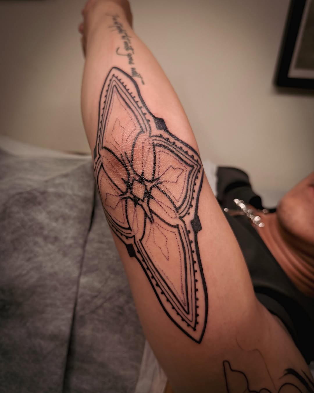 Tattoo by @marytattooing — geometric, ornamental