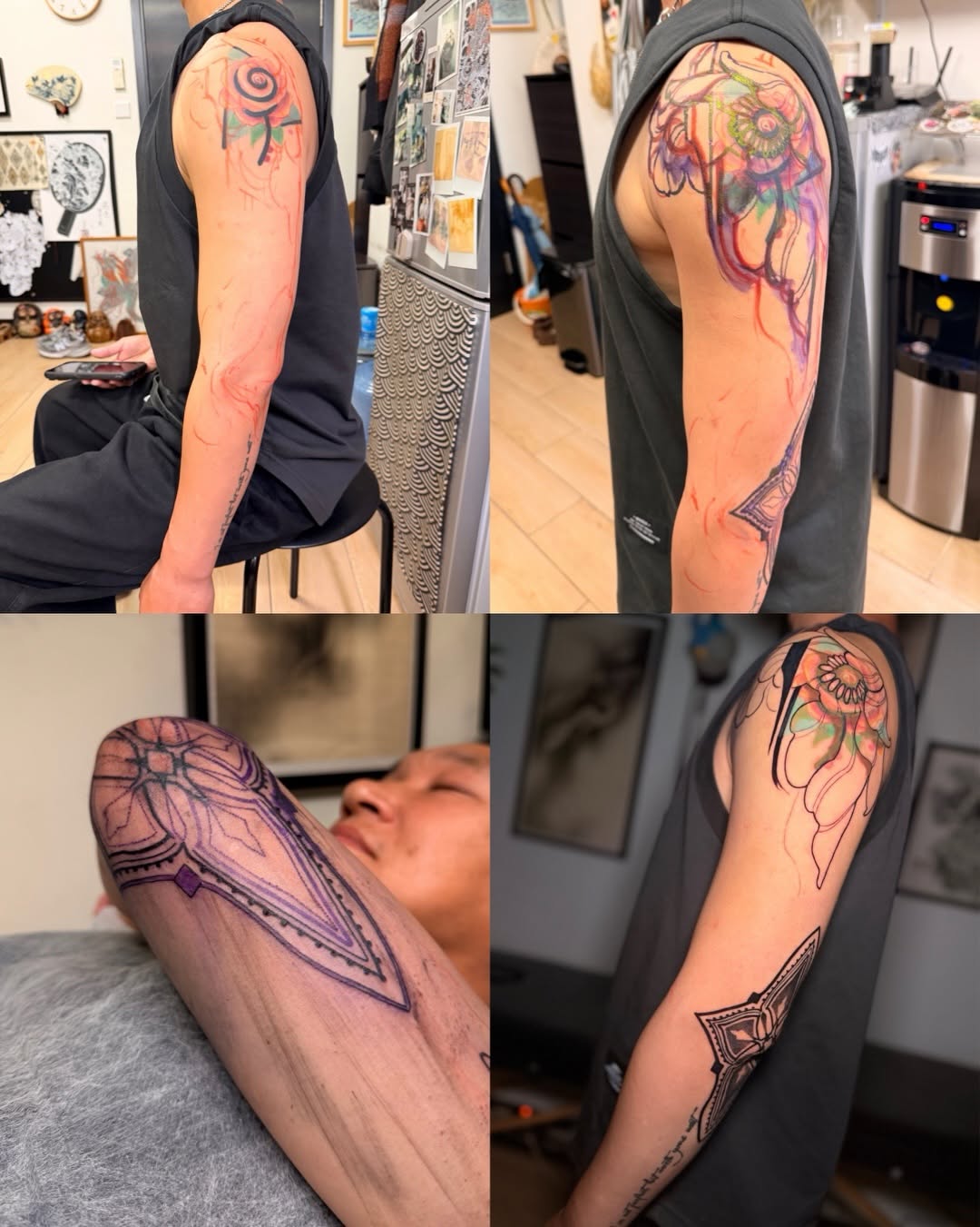 Tattoo by @marytattooing — fine_line, watercolor