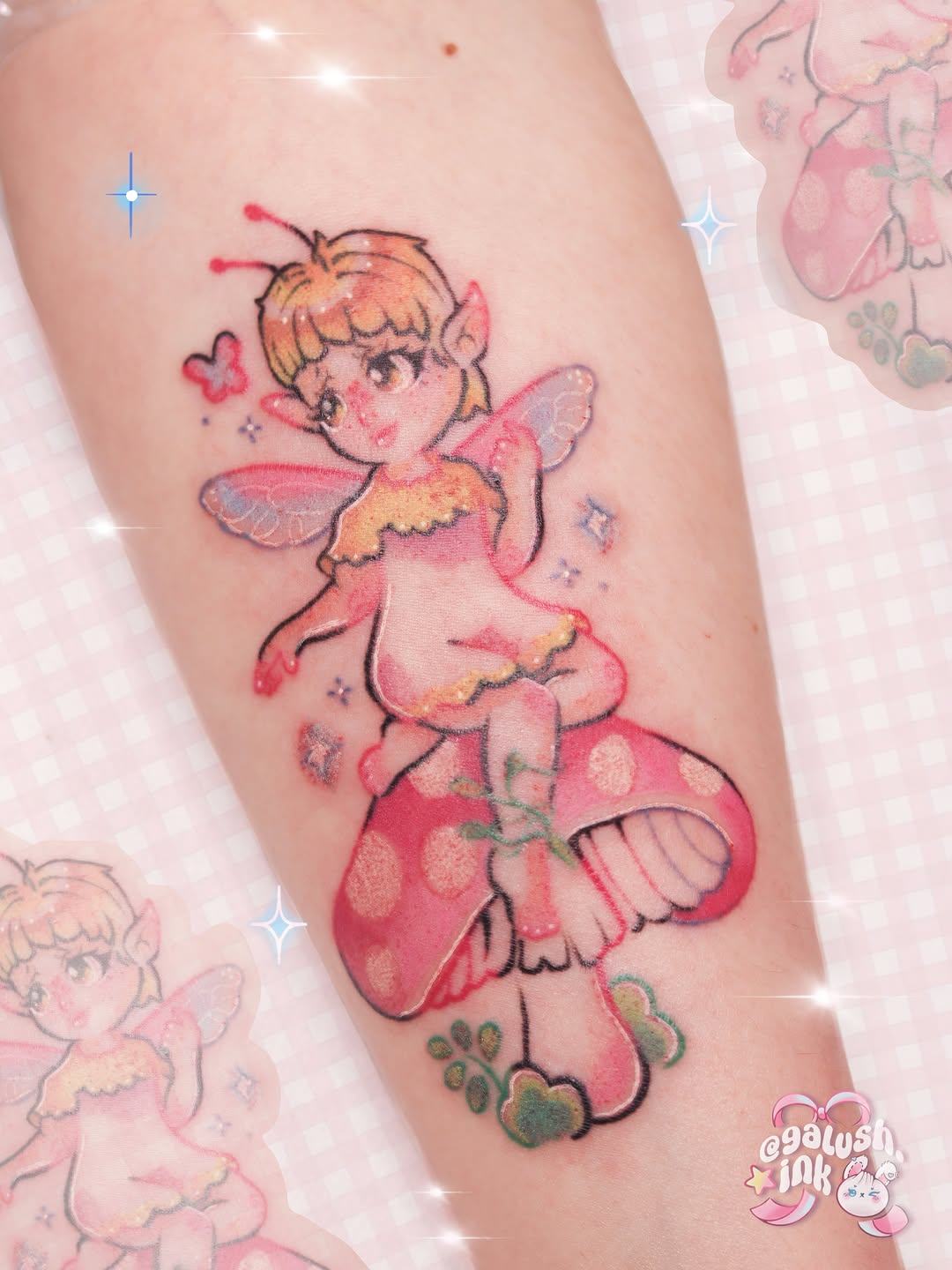 Tattoo by @galush.ink โ new_school, anime