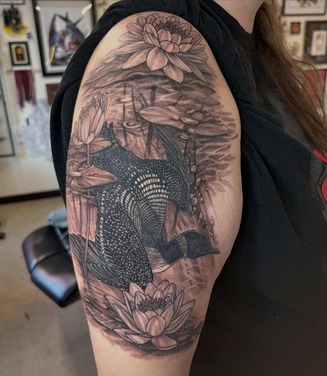 Tattoo by @libbytattoo — realism, black_and_grey