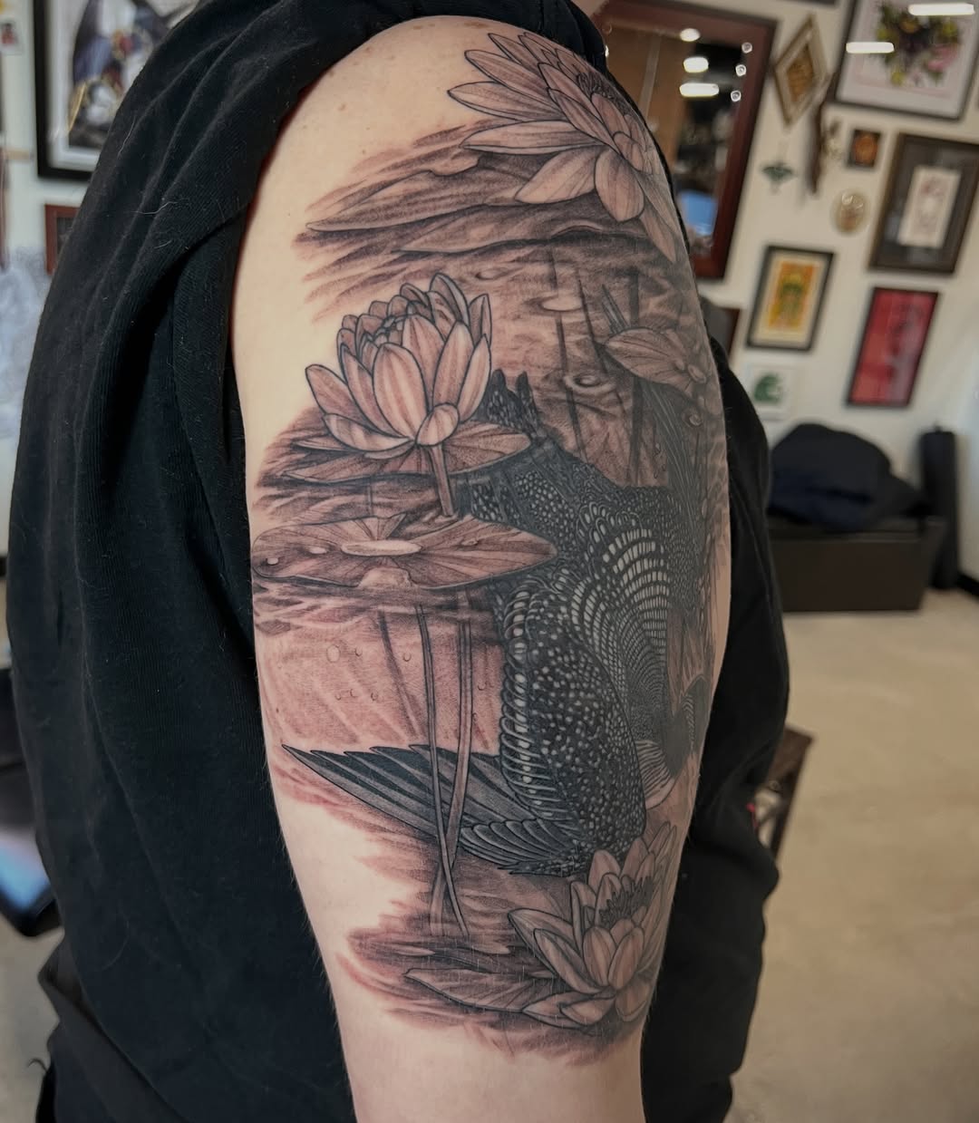 Tattoo by @libbytattoo — realism, black_and_grey