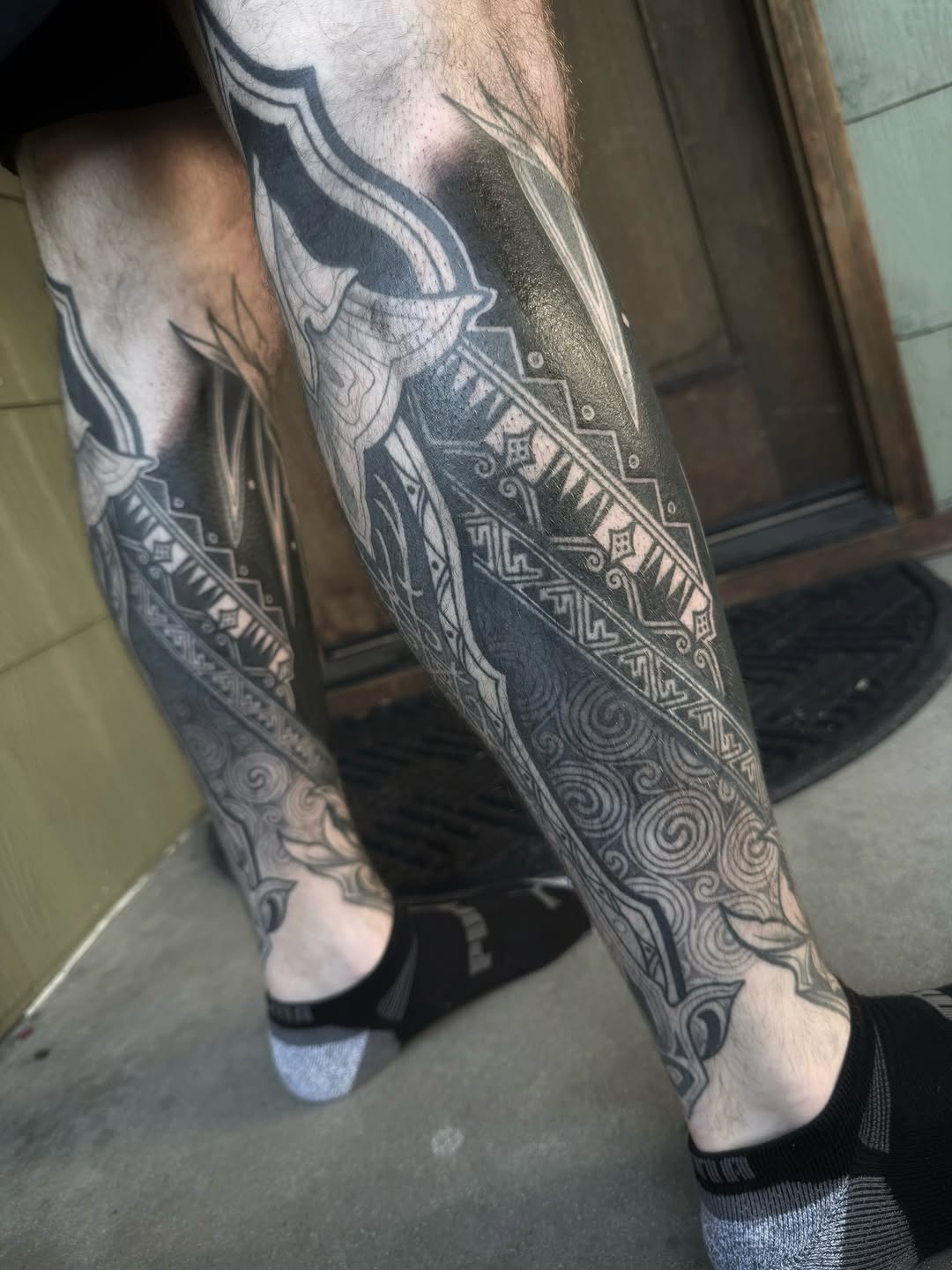 Tattoo by @sanctumsenunatattoo โ blackwork, geometric