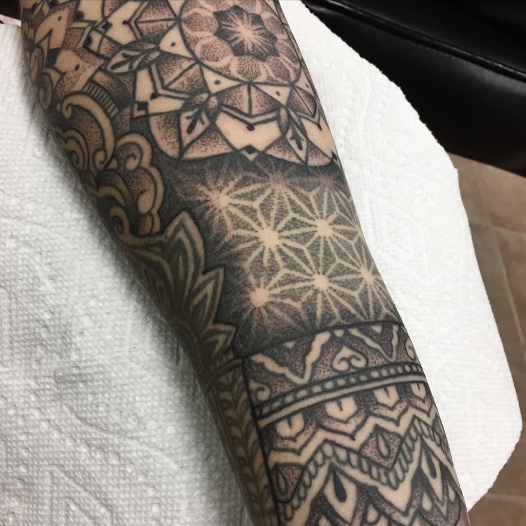 Tattoo by @bystevemartin — geometric, dotwork